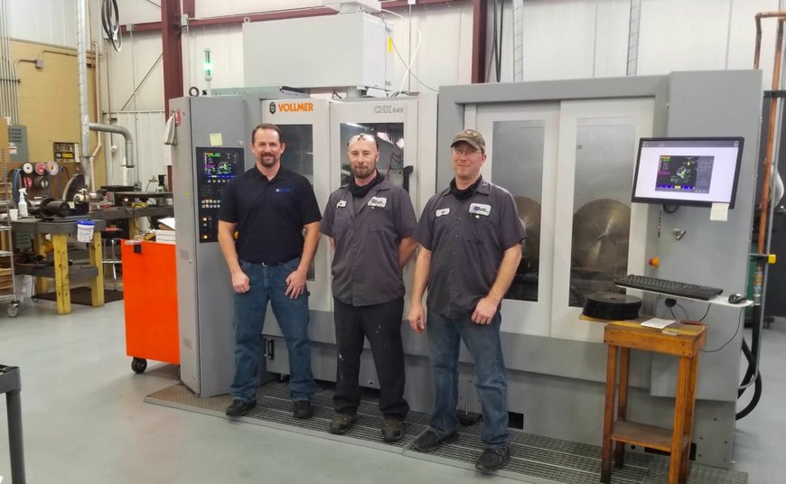 VOLLMER DELIVERS A PALLET FULL OF BENEFITS FOR SAW MANUFACTURER INTEGRITY SAW & TOOL